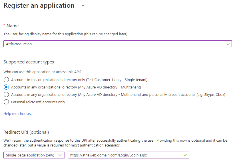 Azure AD Authentication