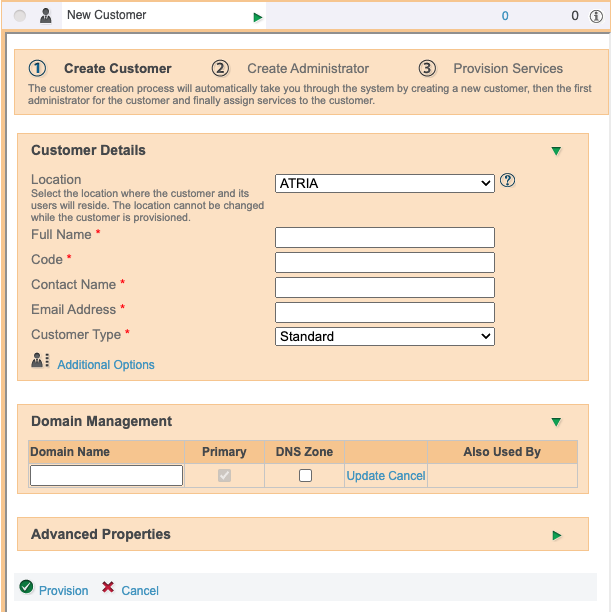 Remote Customer Configuration