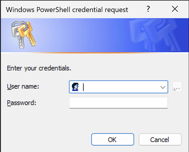 Credential Prompt